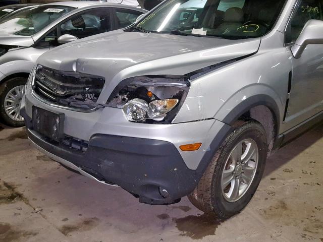 3GSCL33P09S561775 - 2009 SATURN VUE XE SILVER photo 9