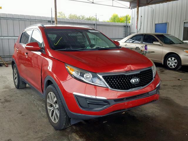 KNDPB3AC0E7616573 - 2014 KIA SPORTAGE B RED photo 1