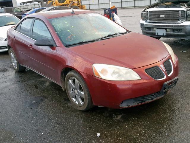 1G2ZH57N584127236 - 2008 PONTIAC G6 GT BURGUNDY photo 1