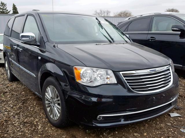 2C4RC1CG4ER367154 - 2014 CHRYSLER TOWN & COU BLACK photo 1