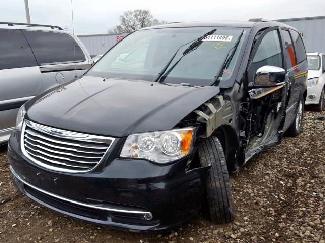 2C4RC1CG4ER367154 - 2014 CHRYSLER TOWN & COU BLACK photo 2