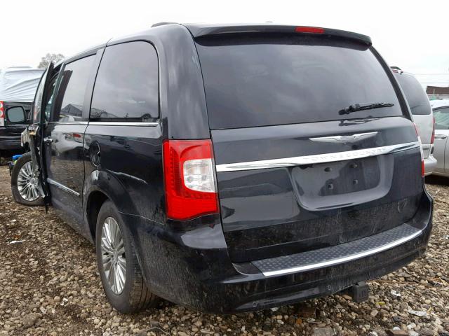 2C4RC1CG4ER367154 - 2014 CHRYSLER TOWN & COU BLACK photo 3