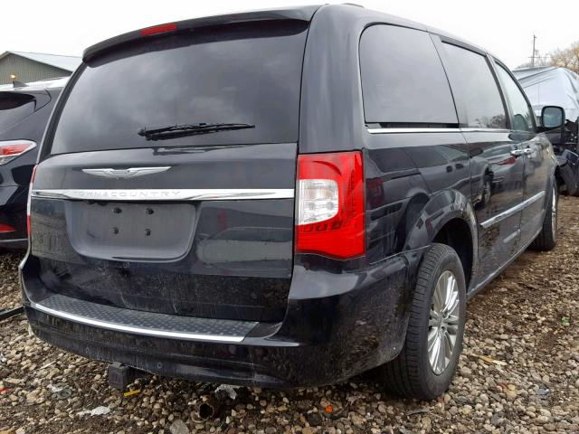 2C4RC1CG4ER367154 - 2014 CHRYSLER TOWN & COU BLACK photo 4