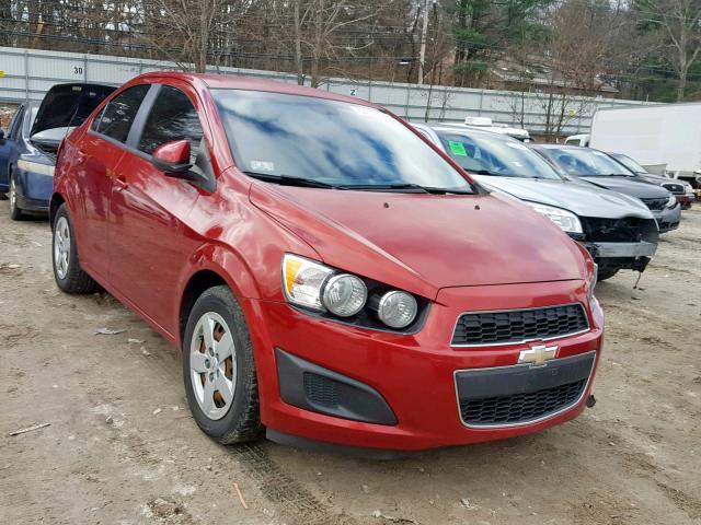 1G1JA5SH8D4195791 - 2013 CHEVROLET SONIC LS RED photo 1