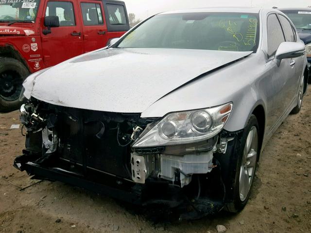 JTHBL5EF8A5097008 - 2010 LEXUS LS 460 SILVER photo 2