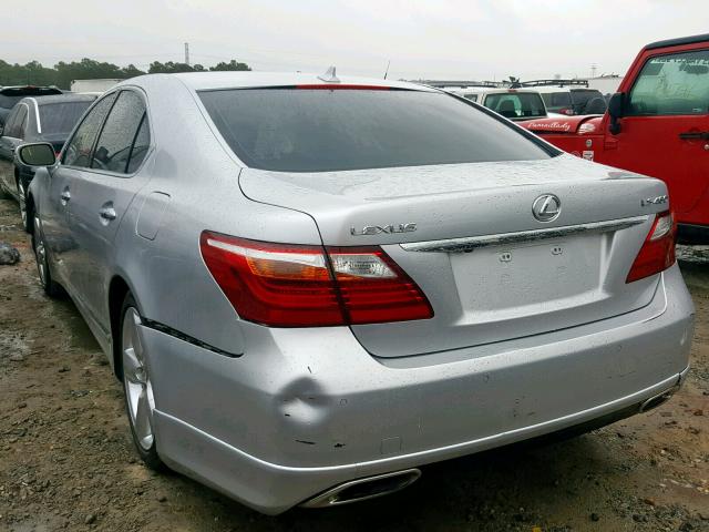 JTHBL5EF8A5097008 - 2010 LEXUS LS 460 SILVER photo 3