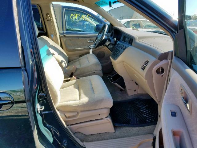 2HKRL1862YH515884 - 2000 HONDA ODYSSEY EX GREEN photo 5