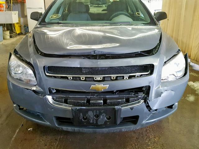1G1ZG57B38F168014 - 2008 CHEVROLET MALIBU LS Gris photo 9