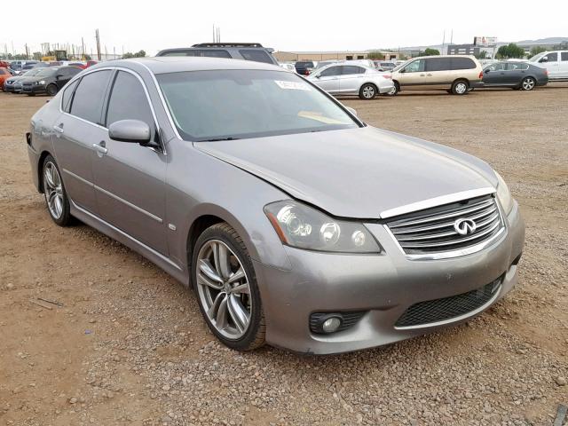 JNKBY01E08M500173 - 2008 INFINITI M45 BASE SILVER photo 1