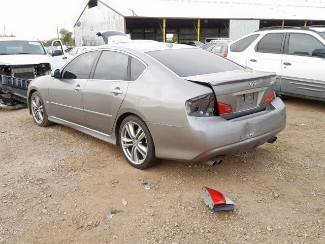 JNKBY01E08M500173 - 2008 INFINITI M45 BASE SILVER photo 3