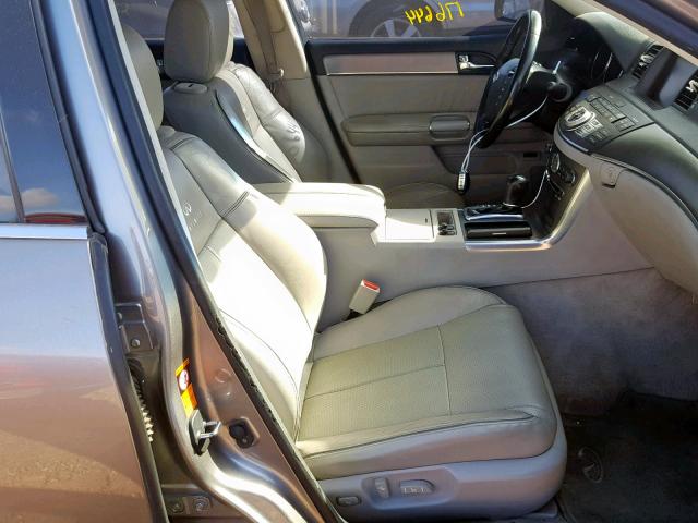 JNKBY01E08M500173 - 2008 INFINITI M45 BASE SILVER photo 5