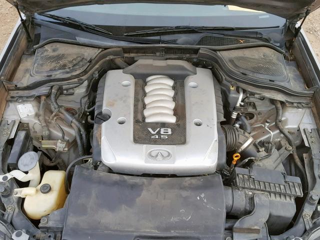 JNKBY01E08M500173 - 2008 INFINITI M45 BASE SILVER photo 7