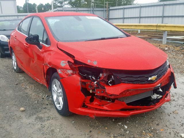 1G1BE5SM5H7228157 - 2017 CHEVROLET CRUZE LT RED photo 1