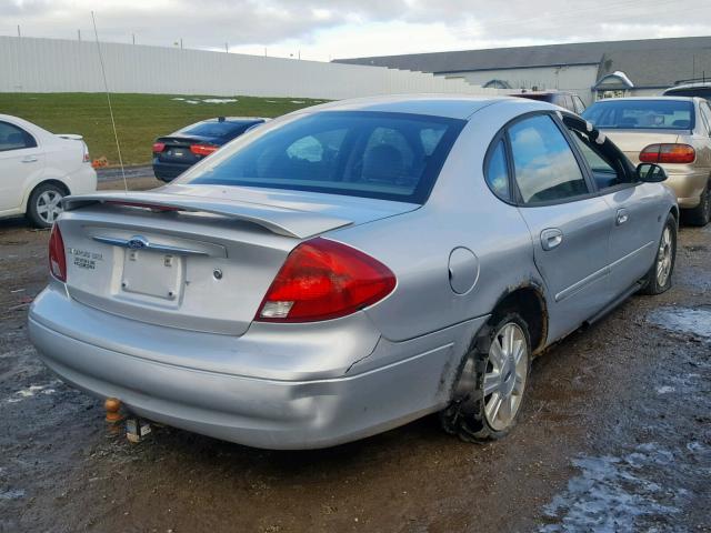 1FAHP56S53G103369 - 2003 FORD TAURUS SEL SILVER photo 4