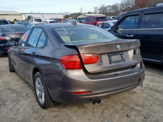 WBA3C1G56DNN93252 - 2013 BMW 328 I SULE BROWN photo 3