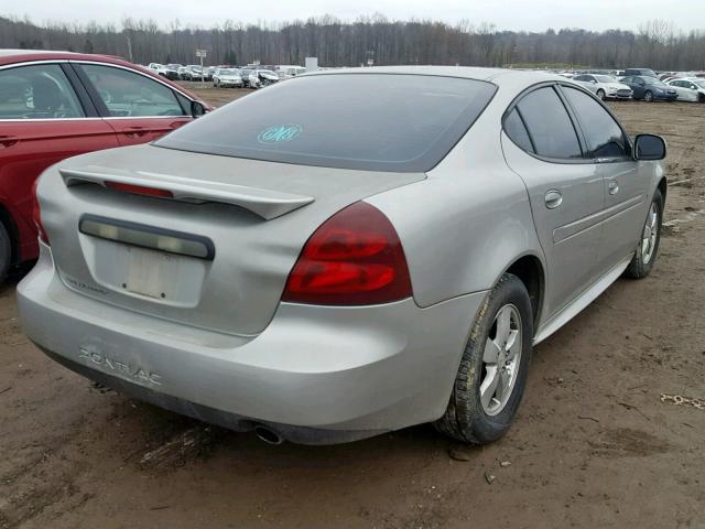 2G2WP552X71214526 - 2007 PONTIAC GRAND PRIX 银色 照片 4
