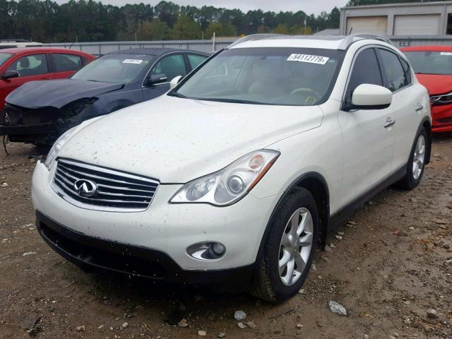 JN1BJ0HR7DM480192 - 2013 INFINITI EX37 BASE WHITE photo 2