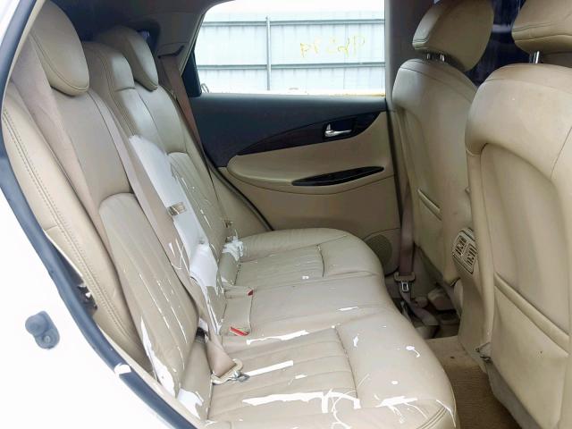 JN1BJ0HR7DM480192 - 2013 INFINITI EX37 BASE WHITE photo 6