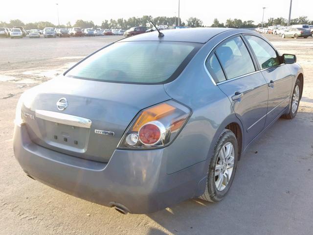 1N4CL2AP6AC163141 - 2010 NISSAN ALTIMA HYB GRAY photo 4