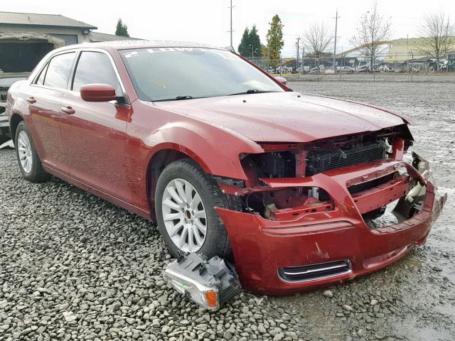 2C3CCAAG6EH203732 - 2014 CHRYSLER 300 RED photo 1