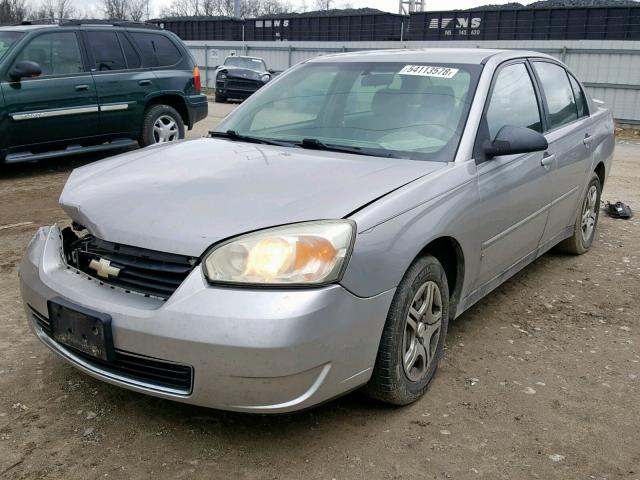 1G1ZS51F36F107169 - 2006 CHEVROLET MALIBU LS 银色 照片 2