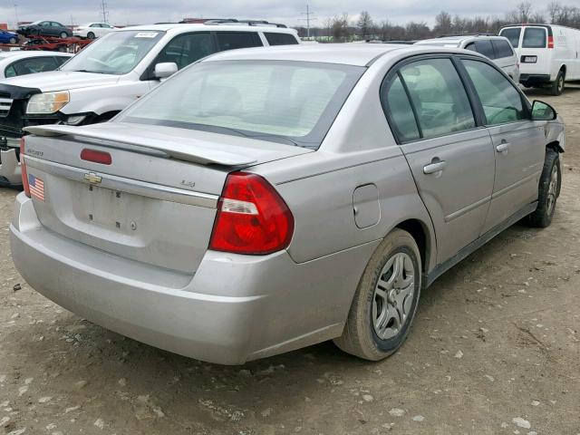 1G1ZS51F36F107169 - 2006 CHEVROLET MALIBU LS 银色 照片 4