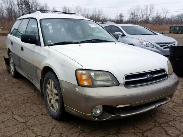 4S3BH675317656532 - 2001 SUBARU LEGACY OUT WHITE photo 1