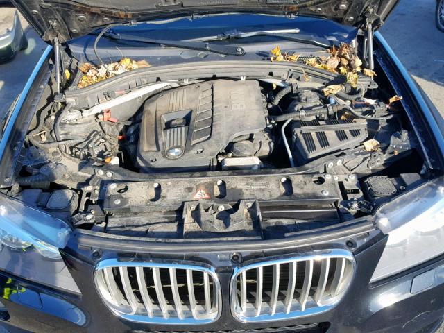 5UXWX5C58BL710581 - 2011 BMW X3 XDRIVE2 BLACK photo 7