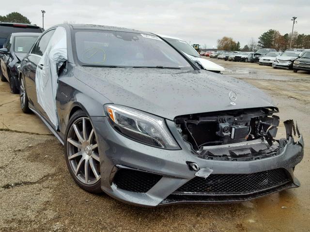 WDDUG7JB4HA298618 - 2017 MERCEDES-BENZ S 63 AMG GRAY photo 1