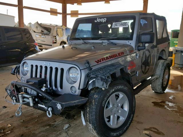 1C4AJWAG1DL652744 - 2013 JEEP WRANGLER S SILVER photo 2