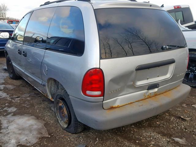 2B4GP2535YR708414 - 2000 DODGE CARAVAN SILVER photo 3