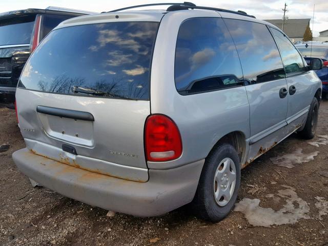 2B4GP2535YR708414 - 2000 DODGE CARAVAN SILVER photo 4