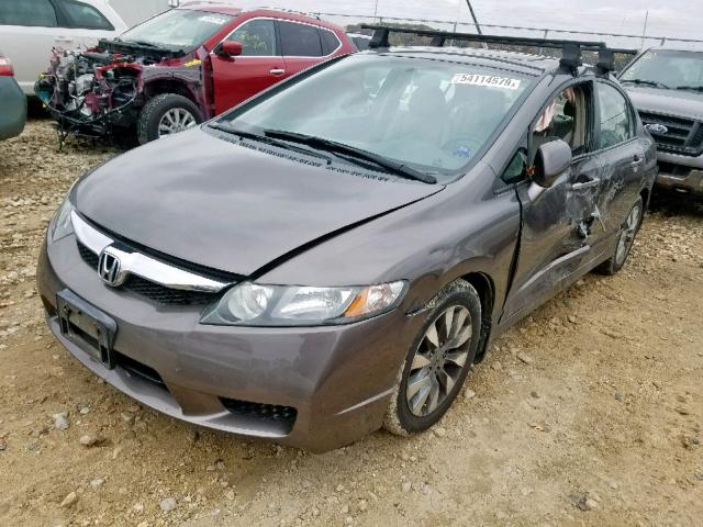 19XFA16909E033040 - 2009 HONDA CIVIC EXL 棕色 照片 2