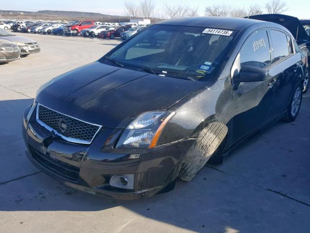 3N1AB6AP0CL624002 - 2012 NISSAN SENTRA 2.0 BLACK photo 2