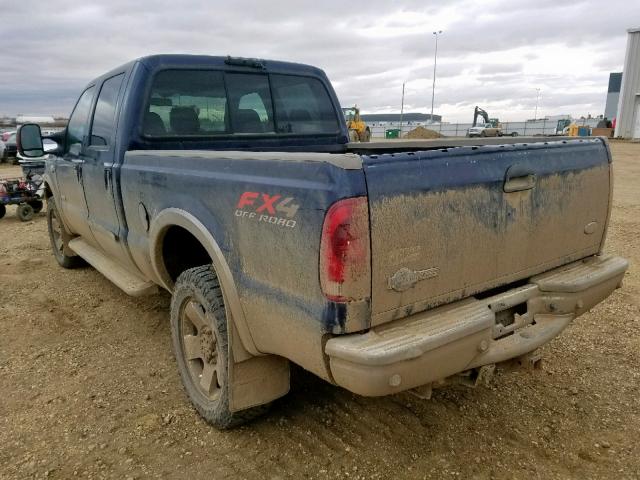 1FTWW31P47EA60401 - 2007 FORD F350 SRW S BLUE photo 3