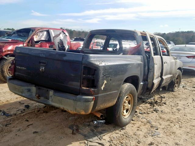 1D7HE28K77S117729 - 2007 DODGE DAKOTA QUA BURN photo 4