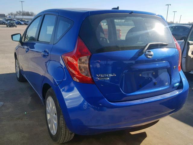 3N1CE2CPXGL365420 - 2016 NISSAN VERSA NOTE BLUE photo 3