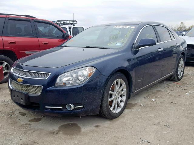 1G1ZK57749F176571 - 2009 CHEVROLET MALIBU LTZ BLUE photo 2