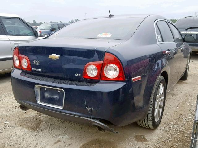 1G1ZK57749F176571 - 2009 CHEVROLET MALIBU LTZ BLUE photo 4