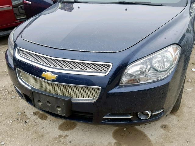 1G1ZK57749F176571 - 2009 CHEVROLET MALIBU LTZ BLUE photo 9