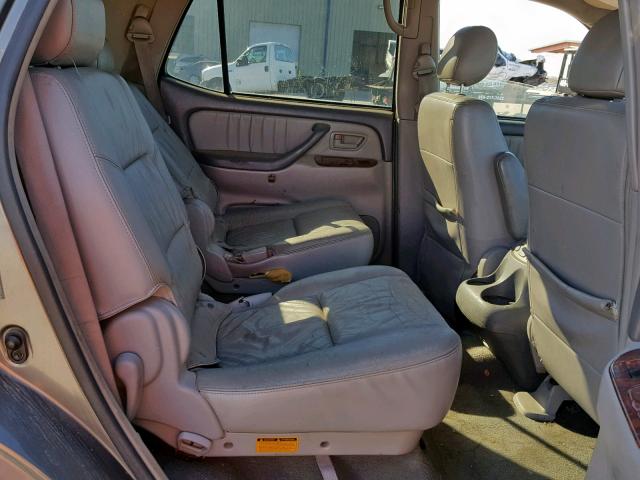 5TDBT48A25S254544 - 2005 TOYOTA SEQUOIA LI GRAY photo 6