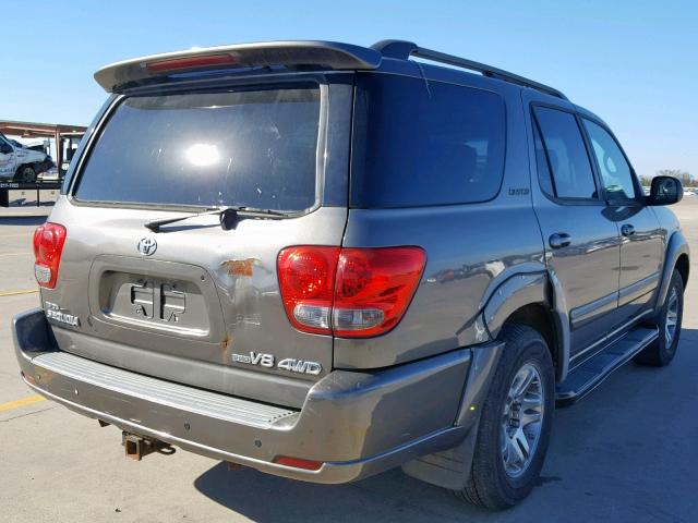 5TDBT48A25S254544 - 2005 TOYOTA SEQUOIA LI GRAY photo 9