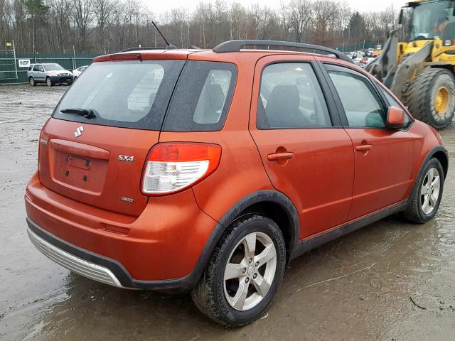 JS2YB5A37B6300806 - 2011 SUZUKI SX4 BASE ORANGE photo 4