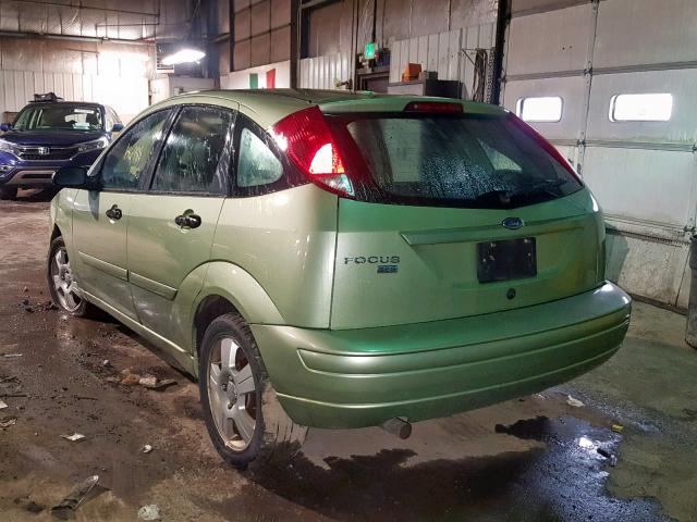 1FAHP37N07W193300 - 2007 FORD FOCUS ZX5 GREEN photo 3