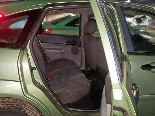 1FAHP37N07W193300 - 2007 FORD FOCUS ZX5 GREEN photo 6