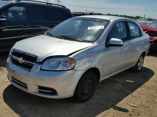 KL1TD56658B270391 - 2008 CHEVROLET AVEO BASE Gümüş foto 2