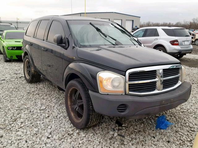 1D4HB38N84F108838 - 2004 DODGE DURANGO ST BLACK photo 1