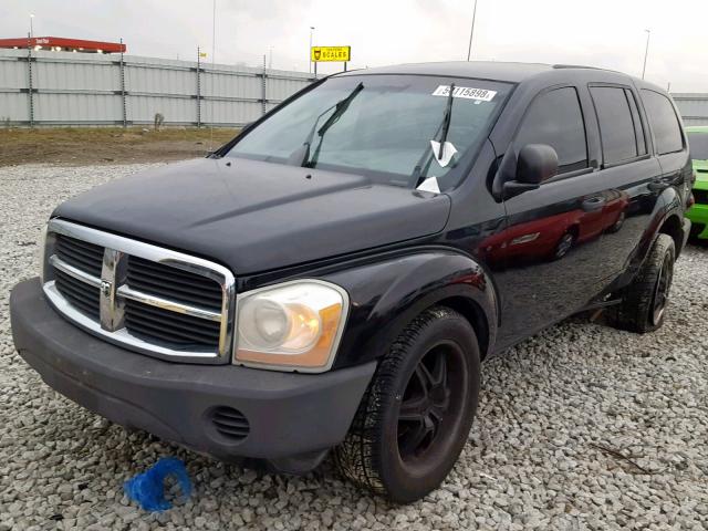 1D4HB38N84F108838 - 2004 DODGE DURANGO ST BLACK photo 2