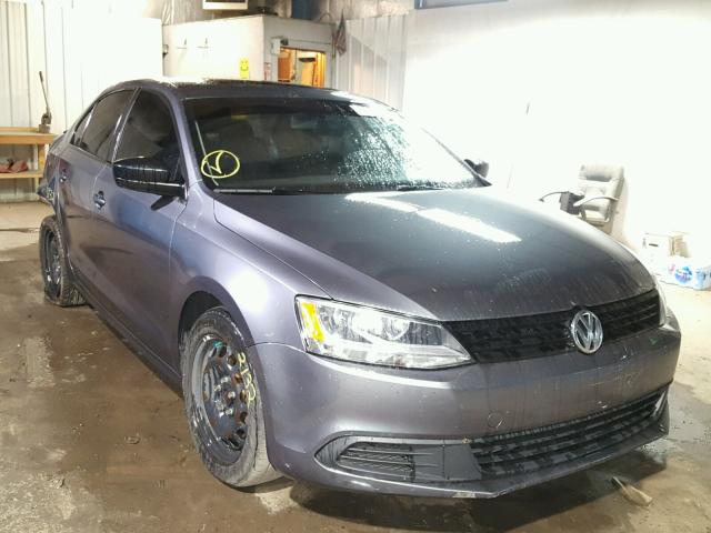 3VW2K7AJ9DM370754 - 2013 VOLKSWAGEN JETTA BASE 灰色 照片 1