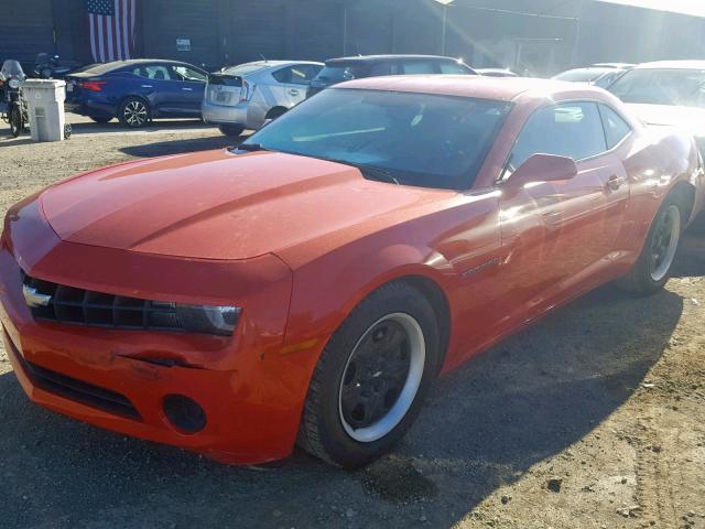 2G1FA1E3XC9126109 - 2012 CHEVROLET CAMARO LS ORANGE photo 2